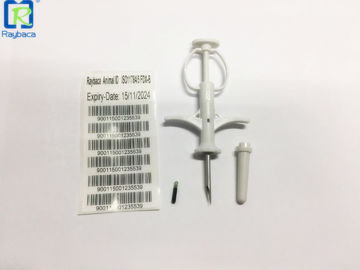 Antibacterial Animal Tracking EM4305 Rfid Pet Microchip